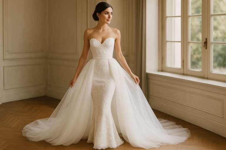 Vestido de noiva 2 em 1